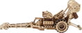 UGEARS 3D puzzle Top Fuel Dragster 321 dílků