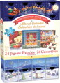 EUROGRAPHICS Puzzle Adventní kalendář: Veselé Vánoce 24x50 dílků