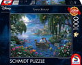SCHMIDT Puzzle Malá mořská víla a Princ Eric 1000 dílků