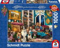 SCHMIDT Puzzle Večírek v knihovně 1000 dílků