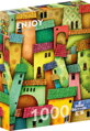 ENJOY Puzzle Veselé domky 1000 dílků