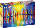 ENJOY Puzzle Duhové plachetnice 1000 dílků
