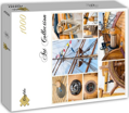GRAFIKA Čtvercové puzzle Koláž: Starobylá plachetnice 1000 dílků
