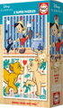 EDUCA Dřevěné puzzle Disney klasika 2x50 dílků