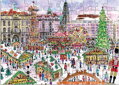 GALISON Puzzle Adventní kalendář: 12 vánočních dnů 12x80 dílků