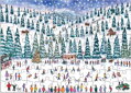 GALISON Puzzle Adventní kalendář: 12 vánočních dnů 12x80 dílků