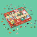 CHRONICLE BOOKS Sada 12 puzzle Dvanáct dní Kočkonoc 576 dílků