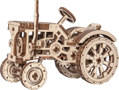 WOODEN CITY 3D puzzle Traktor 164 dílů