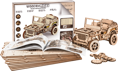 WOODEN CITY 3D puzzle Terénní vůz - džíp 4x4, 570 dílků