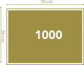 CLEMENTONI Puzzle Netflix: Dámský gambit 1000 dílků