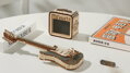 ROBOTIME Rokr 3D dřevěné puzzle Elektrická kytara 140 dílků