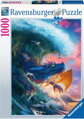 RAVENSBURGER Puzzle Dračí závod 1000 dílků