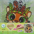 GRAFIX Diamantové malování na rámu Tygřík 20x20cm