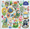 GALISON Čtvercové puzzle Řemeslně vyráběná vejce 500 dílků