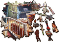 TREFL Wood Craft Origin puzzle Poklady na půdě 501 dílků