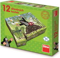 DINO Obrázkové kostky Krtek a přátelé, 12 kostek