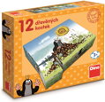 DINO Obrázkové kostky Krtkův rok, 12 kostek