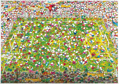 HEYE Puzzle Bláznivý fotbal 4000 dílků