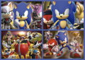 EDUCA Svítící puzzle Sonic Prime 4v1 (50,80,100,150 dílků)