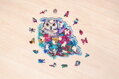 RAVENSBURGER Dřevěné obrysové puzzle Tajemná sova 150 dílků