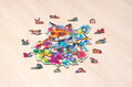 RAVENSBURGER Dřevěné obrysové puzzle Barevná liška 150 dílků