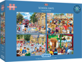 GIBSONS Puzzle Školní den 4x500 dílků