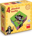 DINO Obrázkové kostky Krteček, 4 kostky