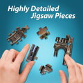 WREBBIT 3D puzzle Pán prstenů: Zlatá síň Edoras 445 dílků