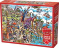 COBBLE HILL Puzzle DoodleTown: Vesnice Vikingů 1000 dílků