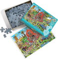COBBLE HILL Rodinné puzzle Šílená farma 350 dílků