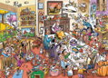 COBBLE HILL Rodinné puzzle Šťastné díkuvzdání 350 dílků
