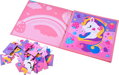 COLOR DAY Magnetické puzzle Svět jednorožců 2x20 dílků
