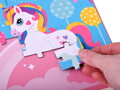 COLOR DAY Magnetické puzzle Svět jednorožců 2x20 dílků
