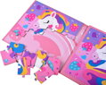 COLOR DAY Magnetické puzzle Svět jednorožců 2x20 dílků