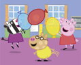 DINO Obrázkové kostky Prasátko Peppa: Veselý den, 20 kostek