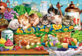 CASTORLAND Puzzle Dřímající koťata 1000 dílků