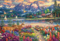 CASTORLAND Puzzle Majestát hory 1500 dílků