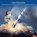 RAVENSBURGER 3D puzzle Vesmírná raketa Saturn V 504 dílků