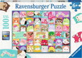 RAVENSBURGER Puzzle Squishmallows XXL 100 dílků