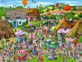 HEYE Puzzle Venkovský jarmark 1500 dílků