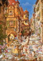 HEYE Puzzle Romantic Town: Ve dne 1000 dílků