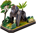 CUBICFUN 3D puzzle Gorila 34 dílků