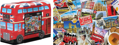 EUROGRAPHICS Puzzle v plechové krabičce Londýnský autobus 550 dílků