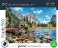 TREFL Puzzle UFT Wanderlust: Yosemitský národní park, Kalifornie, USA 500 dílků