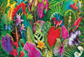 TREFL Puzzle UFT Blooming Paradise: Tropická zeleň 1500 dílků