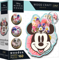 TREFL Wood Craft Origin puzzle Stylová Minnie 160 dílků