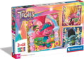 CLEMENTONI Puzzle Trollové 3, 3x48 dílků