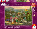 SCHMIDT Puzzle Malá čarodějka Bibi: Slet malých čarodějnic 1000 dílků