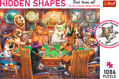 TREFL Puzzle Hidden Shapes: Herní večer 1086 dílků