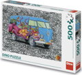 DINO Puzzle Hippies VW 500 dílků